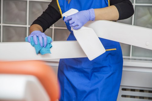 Deep carpet cleaning equipment in a Hackney property
